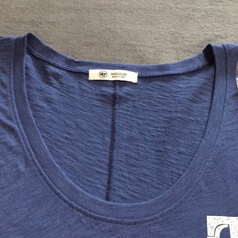 Texas Rangers Blue Blouse 100% Cotton Medium Cool - Picture 7 of 16